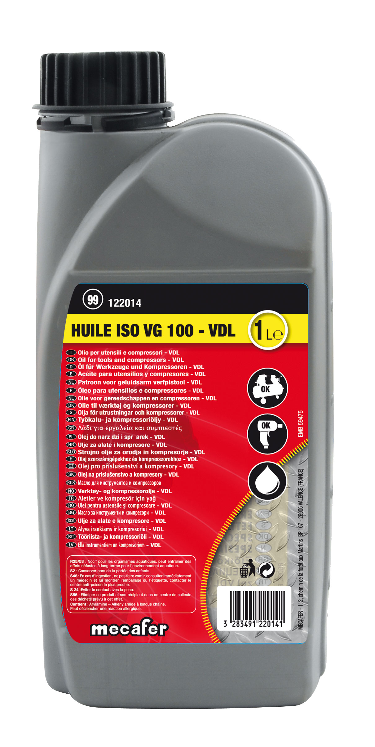 huile compresseur ISO VG100